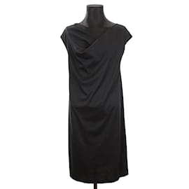 Jil Sander-Cotton dress-Black