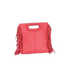 Maje Tasche M Lederhandtasche Rot