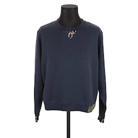 La Prestic Ouiston-Sweatshirt aus Baumwolle-Blau