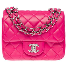 Chanel-Sac Chanel Timeless/Clássico em couro rosa - 101726-Rosa