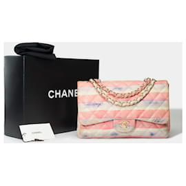 Chanel-Sac Chanel Timeless/Classic in Multicolor Leather - 101723-Multiple colors