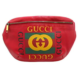 Gucci-Gucci Gürteltasche-Rot