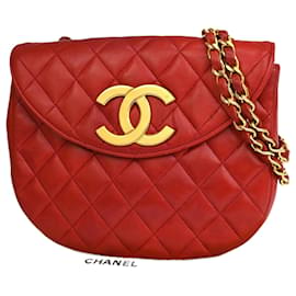 Chanel-CHANEL Mini matelasse-Rouge