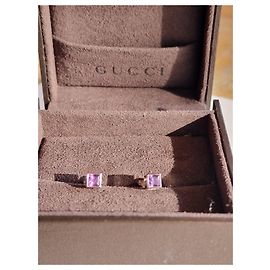 Gucci G Cube color oro 750/000  e ametiste Argento Porpora