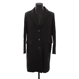 Maje-Wool coat-Black