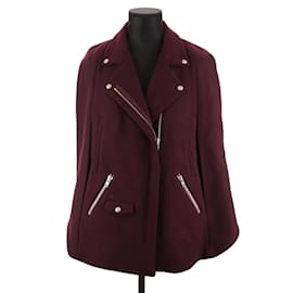 The Kooples-Veste en laine-Bordeaux