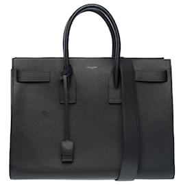 Yves Saint Laurent-YVES SAINT LAURENT Bag in Black Leather - 101704-Black