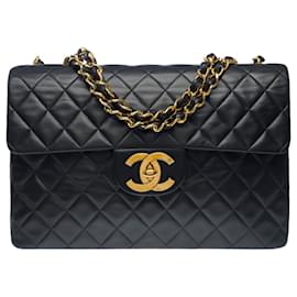 Chanel-Sac Chanel Zeitlos/Klassisches schwarzes Leder - 101718-Schwarz