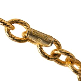 Chanel-Goldene Chanel CC Tie Charm-Halskette-Golden