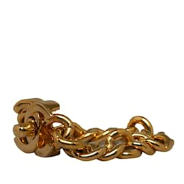 Chanel-Goldenes Chanel CC Turn Lock-Armband-Golden
