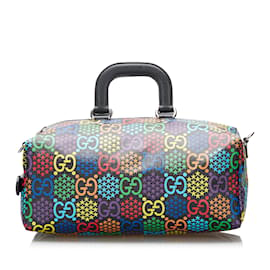 Gucci-Bolso de viaje psicodélico multicolor Gucci GG Supreme-Multicolor