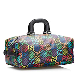 Gucci-Multi Gucci GG Supreme Psychedelic Travel Bag-Multiple colors