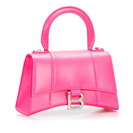 Balenciaga-Pink Balenciaga Hourglass XS Satchel-Pink