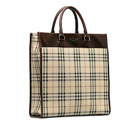 Burberry-Cabas beige Burberry House Check-Beige