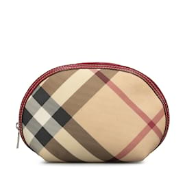 Burberry-Braune Burberry Supernova Check-Tasche-Braun