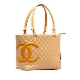 Chanel-Tote grande Cambon Ligne de Chanel naranja-Naranja