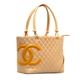 Chanel-Große Chanel Cambon Ligne-Tasche in Orange-Orange