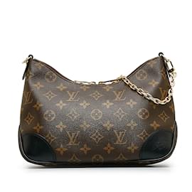 Louis Vuitton-Bolso satchel Boulogne con monograma Louis Vuitton marrón-Castaño