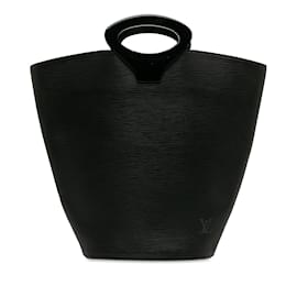 Louis Vuitton-Black Louis Vuitton Epi Noctambule Tote Bag-Black