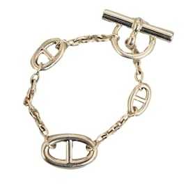 Hermès-Silver Hermes Farandole Bracelet-Silvery