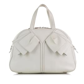 Yves Saint Laurent-Sac à main YSL Obi Bowler blanc-Blanc