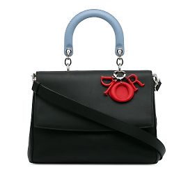 Cartable Dior Medium tricolore Be Dior noir Noir