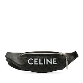 Céline-Brown Celine Triomphe Belt Bag-Brown