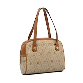 Dior-Brown Dior Honeycomb Handbag-Brown