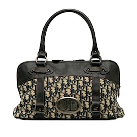 Dior-Brown Dior Oblique Handbag-Brown