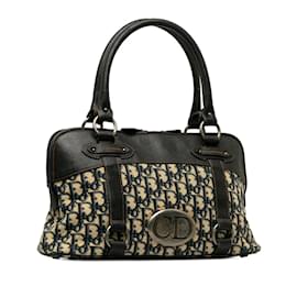 Dior-Brown Dior Oblique Handbag-Brown