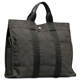 Hermès-Gray Hermes Herline MM Handbag-Other