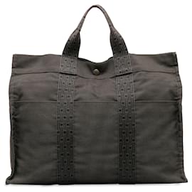Hermès-Black Hermes Herline MM Tote Bag-Black