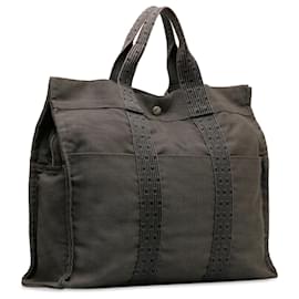 Hermès-Bolsa de asas Hermes Herline MM negra-Negro