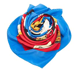 Chanel-Multi Chanel Printed Silk Scarf Scarves-Multiple colors