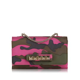 Valentino-Pink Valentino Vavavoom Camouflage Bag-Pink