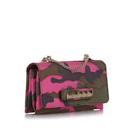 Valentino-Pink Valentino Vavavoom Camouflage Bag-Pink