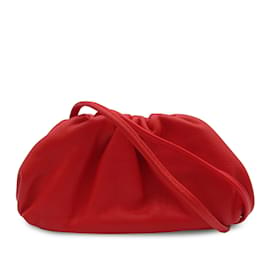 Bottega Veneta-Red Bottega Veneta The Mini Pouch Crossbody Bag-Red