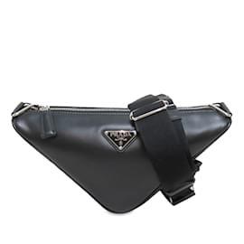 Prada-Sac ceinture triangle Prada noir-Noir