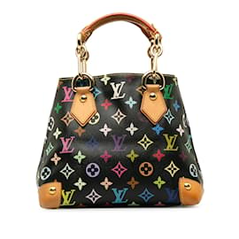 Louis Vuitton-Bolsa Louis Vuitton Monograma Multicolore Audra Preta-Preto