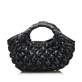 Valentino-Black Valentino SpikeMe Handbag-Black