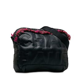 Chanel-Black Chanel Doudoune Crossbody Bag-Black