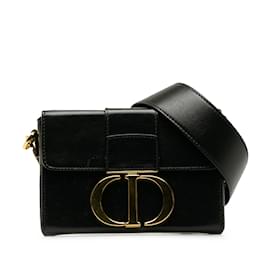 Dior-Black Dior Leather 30 MONTAIGNE BOX BAG-Black