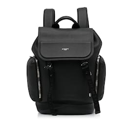 Givenchy-Black Givenchy Leather Backpack-Black