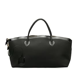 Louis Vuitton-Black Louis Vuitton Cuir Obsession Lockit East-West Handbag-Black