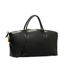 Louis Vuitton-Sac à main East-West Louis Vuitton Cuir Obsession Lockit noir-Noir