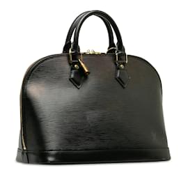 Louis Vuitton-Sac à main Louis Vuitton Epi Alma PM noir-Noir