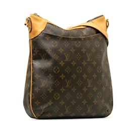 Louis Vuitton-Braune Louis Vuitton Monogramm Odeon MM Umhängetasche-Braun