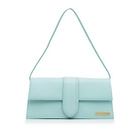 Jacquemus-Blue Jacquemus Le Bambino Long Shoulder Bag-Blue
