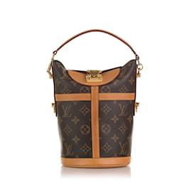 Louis Vuitton-Brown Louis Vuitton Monogram Duffle Bucket Bag-Brown