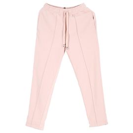 Tommy Hilfiger Pantalón De Algodón Orgánico Con Teñido Vegetal Rosa Melocotón